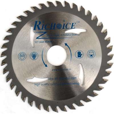 Tough and Tensile TCT circular saw blade for wood, aluminum and steel.