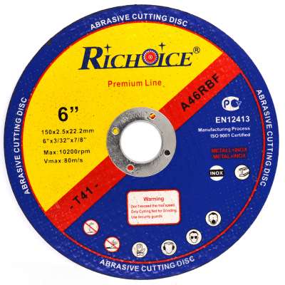 RICHOICE 6 inch 150x2.0 mm  abrasive cutting disc for metal